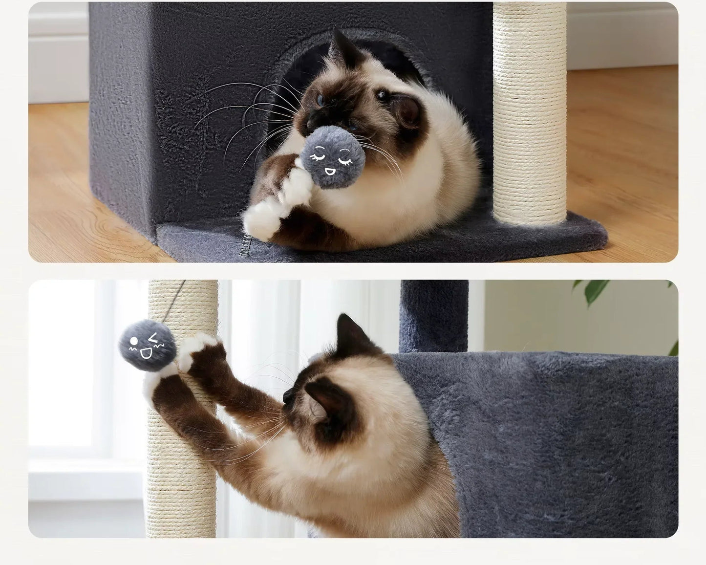 Cat Tree for Large Cats Cat Tower for Indoor 