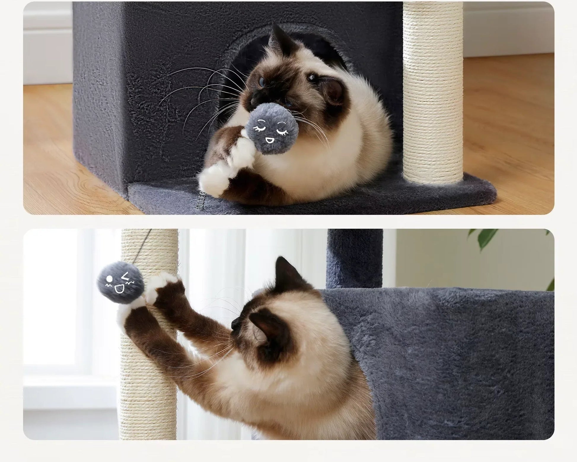 Cat Tree for Large Cats Cat Tower for Indoor 